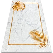 Rugsx MIRO 51518.806 pralna preproga Listi, okvir protiz 140x190 cm Siva