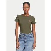 Guess Majica W2YI44 J1314 Khaki Regular Fit
