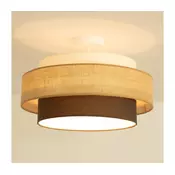Brilagi - Plafonski luster RESNA 1xE27/60W/230V precnik 40 cm bež/crna