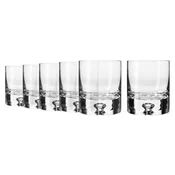 Set of 6 whiskey glasses, crystalline glass, 250 ml, Legend - Krosno