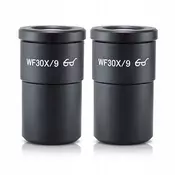 Rosfix Set 2 Širokokotnih Mikroskopskih Okularjev WF30X/9 – 30 Mm Tulec, 30x Povečava, 9 Mm Polje Pogleda, Dioptrijska Nastavitev, Visokokakovostna Optik, (5000212306)