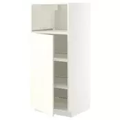 METOD Visoki element za ugradb uredaje, bijela/Bodbyn krem, 60x60x140 cm