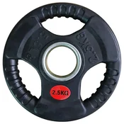 Kubisport Nadomestni gumirani disk z ročaji 2,5 kg - premer 50 mm