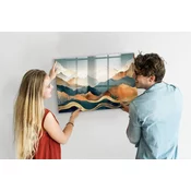 tulup.si Magnetna steklena tabla Gorska pokrajina 90x60 cm