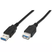 USB3.0 podaljšek A/ženski  moški/A USB 3.0  1,8m