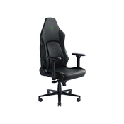 Razer Iskur V2 - Gaming Chair with Built-In Lumbar Support - Black with green sign