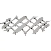 Alessi Pescher podstavek za kozico 51x19xh12cm / inox, (20455665)