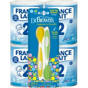 Francuska Lait 2 naknadna mliječna formula za dojenčad od 6-12 mjeseci 4x400g + 2 žličice