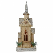 ENA Novogodišnja figura Svetleca kucica 20 x 48 cm 25061