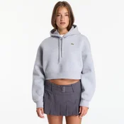 Mikina Lacoste Zipped Hoodies Silver Chine 36