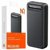 Mcdodo Mcdodo Powerbank 20000Mah Z Zaslonom 2X Usb Usb-C 2A 10W + Usb-C Kabel