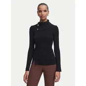 Rinascimento Pulover CFM0012355003 Črna Slim Fit