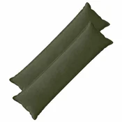 Vidaxl Prevleka za blazino 2 kos HOUTEN Zelena 40 x 145 cm korduroy