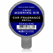 Bath & Body Works Crisp Morning Air dišava za avto nadomestno polnilo 6 ml
