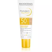 BIODERMA Photoderm Aquafluid Tinted vodoodporna zaščita pred soncem za obraz mešana koža 40 ml Odtenek light unisex