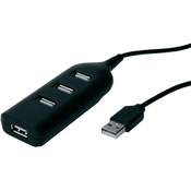 Digitus 4-portni USB 2.0 hub Digitus crni