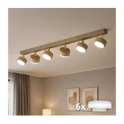 Brilagi - LED RGB prigušiva spot svetlo MONO 6xGX53/14W/230V Wi-Fi Tuya bež/zlatna
