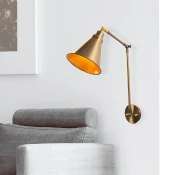 Opviq Zidna lampa E27 Max 40W, Bronzana
