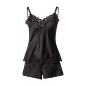 Lauren Ralph Lauren Pižama SIGNATURE, črna