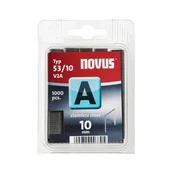 Sponke za papir Novus 53/10 V2A • 1000 kosov