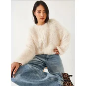 Bianco Lucci Pulover Pullover off-bela