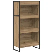 Vidaxl Knjigovni omar Oreh 60 x 30 x 121 cm Konstruiran les