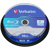 1 to 3 Verbatim Blu-Ray Diski 25Gb 6X Bd-R Za Snemalnike In Predvajalnike 10 Kosov