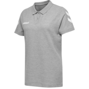 Majica Hummel Cotton Poloshirt Women Grey