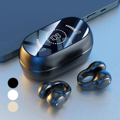 Bluetooth 5.3 slušalke AirSonix z najnovejšo zasnovo ušesne objemke in zračno prevodnostjo zvoka za zdravo poslušanje