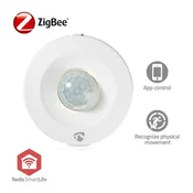 Nedis Pametni senzor gibanja SmartLife | Zigbee 3.0 | Baterijsko napajanje | IP20 | Kot zaznavanja 120° | Doseg 5 m | Baterija do 12 mesecev | Bel