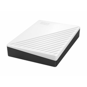 WD My Passport 6TB portable HDD White, WDBR9S0060BWT-WESN