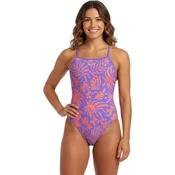 Speedo printed web back purple / pink xl - uk38