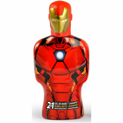 Marvel Avengers Bubble Bath & Shampoo šampon in pena za kopel 2 v 1 za otroke Iron Man 350 ml