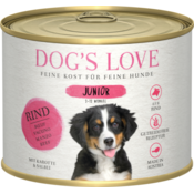 DOGS LOVE Pasja hrana Junior - govedina - 200 g