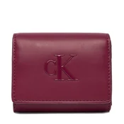 Denarnica Calvin Klein Bold Ck Medium Bifold LV04F1047G Bordo rdeča