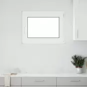 vidaXL Okno za klet RISOR Antracit 90 x 50 cm PVC in steklo