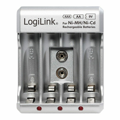 Logilink Punjac baterija za Ni-MH/Ni-Cd AA/AAA/9V