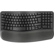 Logitech 920-012332 tipkovnica Pisarna Brezžični RF + bluetooth QWERTY Nordijski jeziki Grafit