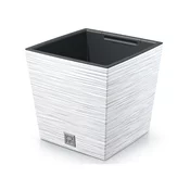 Prosperplast Prevleka za cvetlični lonec FURU SQUARE LOW 2v1 plastika 30x30x29cm
