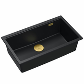 granitni umivalnik Logan 110 Black