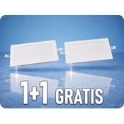 V-TAC Vgradna LED plošča z napajalnikom 24W, 2640lm, CCT, Backlit, kvadratna, 1+1 gratis!