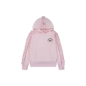 Otroški pulover Levis PULLOVER HOODIE WITH RUFFL