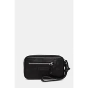 Emporio Armani kozmetična torbica moška usnjena