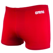 Mens swimsuit arena solid short red 32