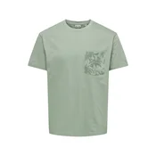 Only & Sons Majica ONSFRED  zelena / pastelno zelena