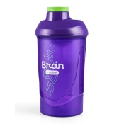 Fialový plastový šejkr s logem BrainMarket
