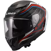 Integralna motociklistička kaciga LS2 FF807 Dragon Subic bijelo-plavo-crvena