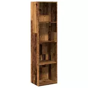 Regal za knjige boja starog drva 40x30x152 cm konstruirano drvo