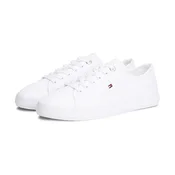 Tenis superge Tommy Hilfiger Th Foxing Sneaker Canvas FW0FW09170 Bela