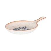 Serving platter, with handle, porcelain, 16 cm, Laudum - Bonna